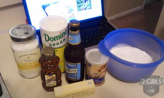 Ingredients: 2 Girls and a Pin Honey Beer Bread