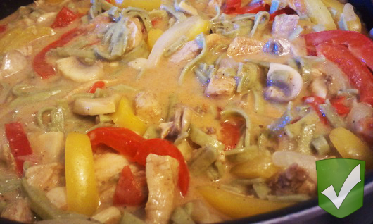 2 Girls and a Pin tested Cajun Chicken Pasta