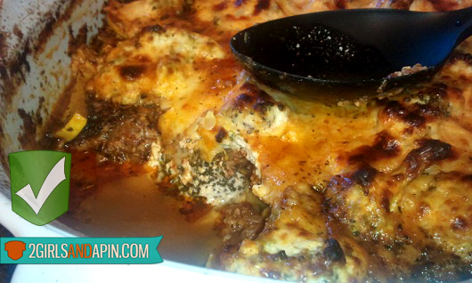 2 Girls and a Pin tested a Paleo Lasagna